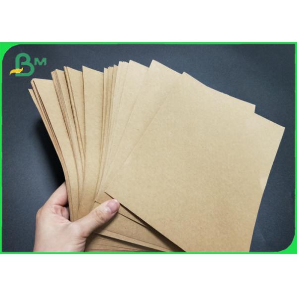 90 / 126 / 300 GSM Brown Kraft Paper For Packing In Sheet / Roll FSC SGS Approved