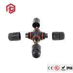 Solderless Screw 3 Pin 4 Pin PA66 Waterproof DC Connectors