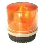 Round Amber Warning LED Police Beacon Light Magnet Fixation for Emergency