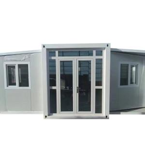 China Modern Prefab Villa 20Ft 40Ft Insulated Expandable Container House with 2-3 Bedrooms factory
