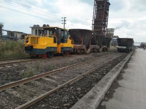 China HTRR110 type rail-road tractor integrated body, steel wheel drive can be customized factory