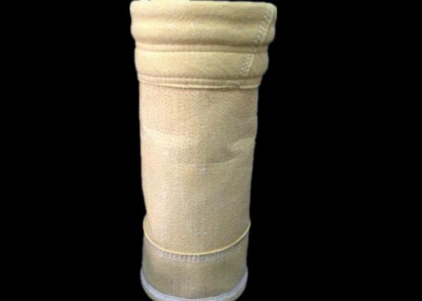 Asphalt Industrial Aramid Filter Bag / Needle Punched Filter Cloth High