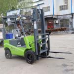 Narrow Aisle Fingertip 3 Wheel 2000kg Electric Forklift with Dual Front Solid