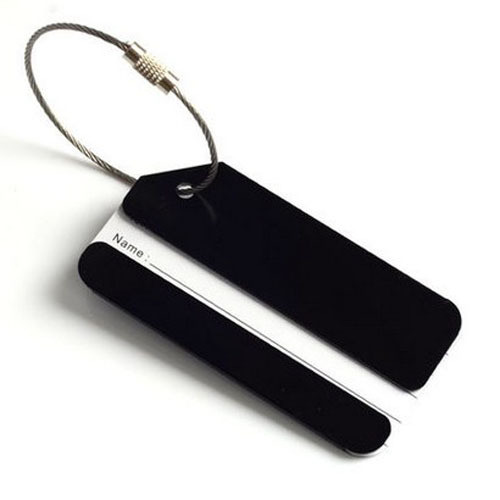 Aluminium Colorful Luggage Tag Boarding Pass Card Logo Customized