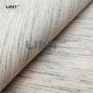 China Stiff Interlining Material , Rayon Woven Fusing For Garment factory