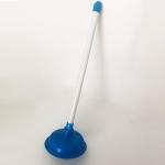 Drain Toilet Bowl Plunger Rubber Suction Cup Detachable Wooden Handle With