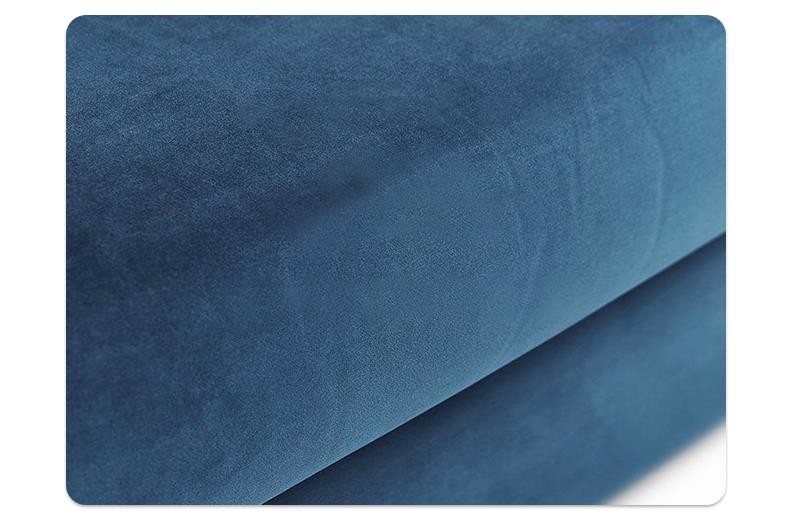Italian Luxury Hotel Lobby Furniture Corner Velvet Multi Person Lazy Sofa
