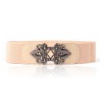 Alloy Buckle Women Elastic Belts 100cm Invisible Waist Belt