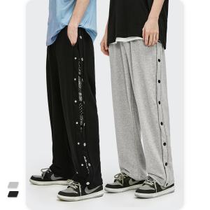 China Windproof Mens Cotton Jogger For Double Breasted Print Jogging Sweatpants factory