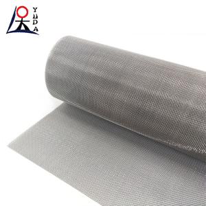 China 304/316 Stainless Steel Wire Mesh Plain Woven Screen Metal Filter Net 1-3200mesh factory