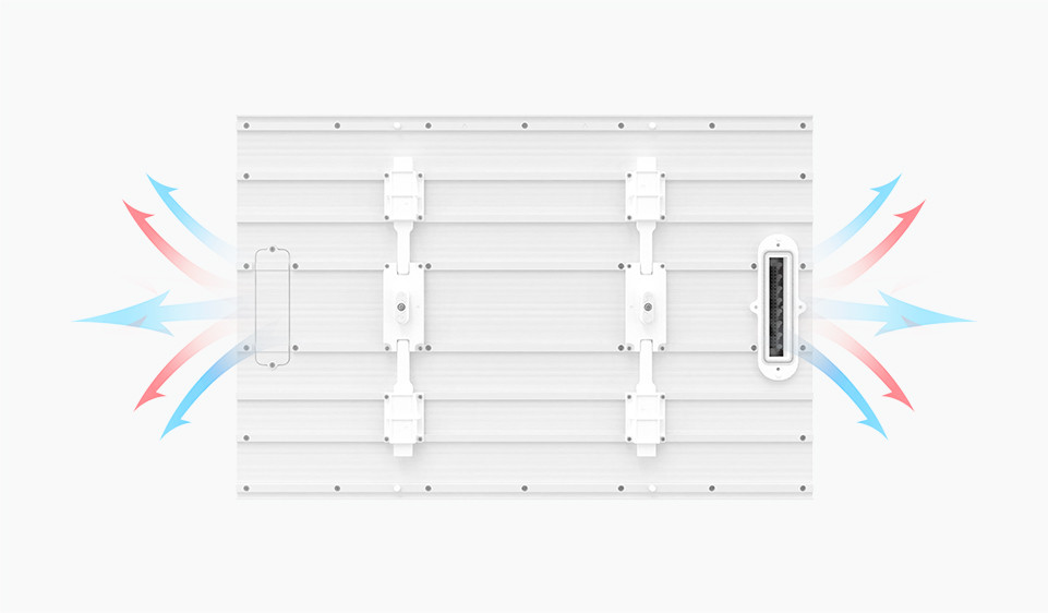 GA P10 DIP Outdoor Fixed LED Screen Display 1000nits Brightness 960*960mm