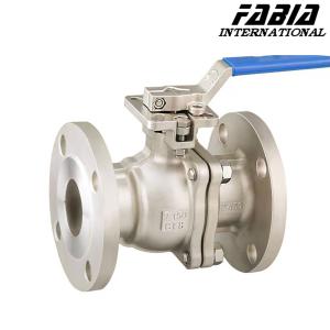 China High Pressure Actuated Ball Valve Manual Two-Piece Flanged Stainless factory