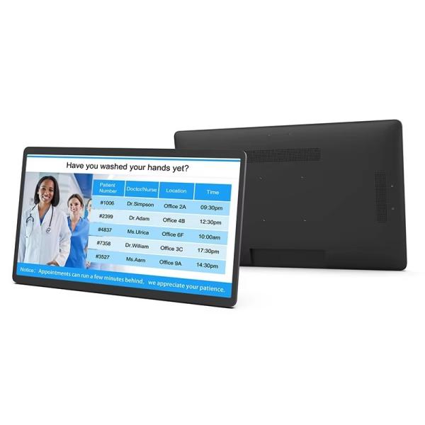 China wall mounted 24inch android 12 tablet computer pc POE NFC LCD Touch screen Commercial Display Digital signage advertising video player factory
