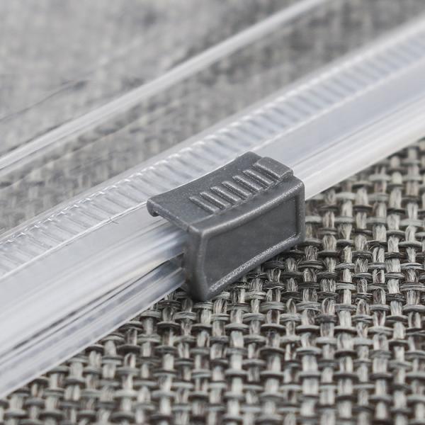 clear plastic  PVC  slider zipper  garments packing bags with hanger