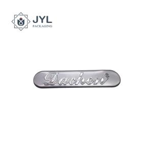 China Matte Metal Sticker Labels , Anodised Aluminium Labels 0.5mm Thick factory