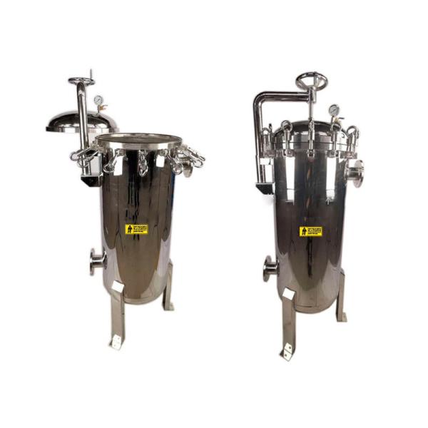 China Pleated High Flow Water Filter Housing Multi Cartridge 0.6MPa factory