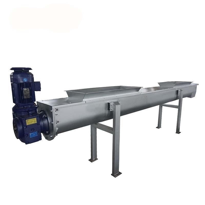 OEM Custom Automatic Stainless Steel Small Flexible Shaftless Spiral Auger Conveyor