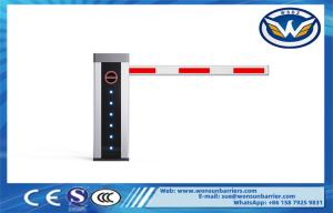 China LED Light DC Brushless Intellgent Vehicle Barrier Gate With Powder-coated Steel Construction factory