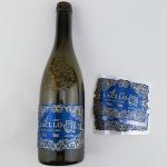 Electroplated Chrome Blue Metal Wine Labels Whisky Metal Wine Tags