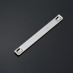 7mmx75mm Printable SS Cable Tag Plate Stainless Steel Metal Cable Tags