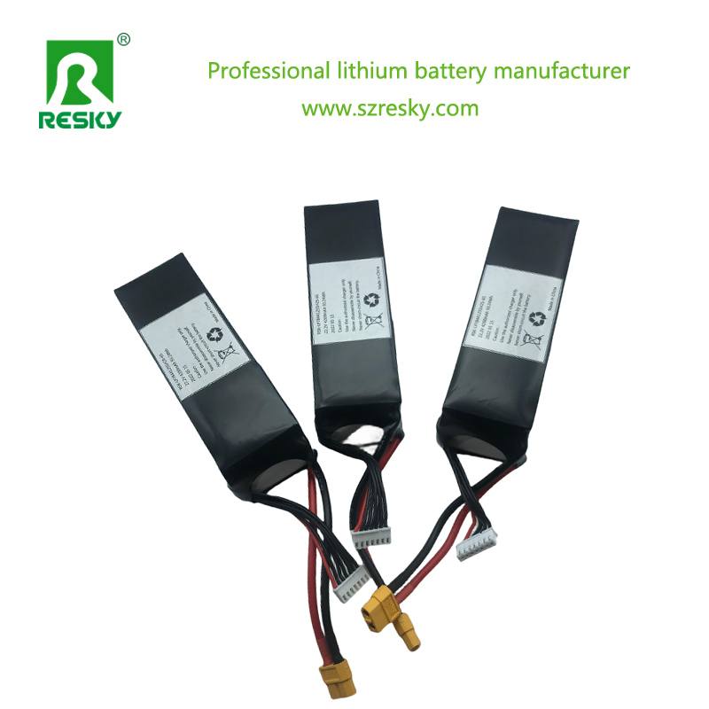 Drone RC Lithium Battery 4s 3s 11.1V 14.8V 22.2V 2200mAh 35c Li-Polymer Battery