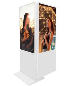China 43 Inch Indoor Floor Standing LCD Advertising Display 350nits Brightness factory