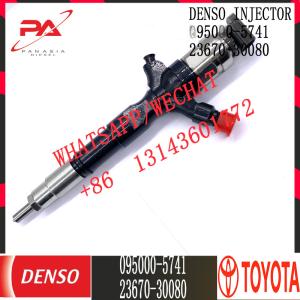 China DENSO Diesel Common rail Injector 095000-5741 for TOYOTA 23670-30080 factory