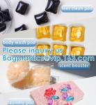PVA Laundry Film Bags Clothes Washing Powder Capsules Marble Peel Off Film Water
