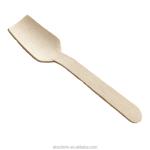 Renewable Disposable Wooden Gelato Spoons Compostable Odorless
