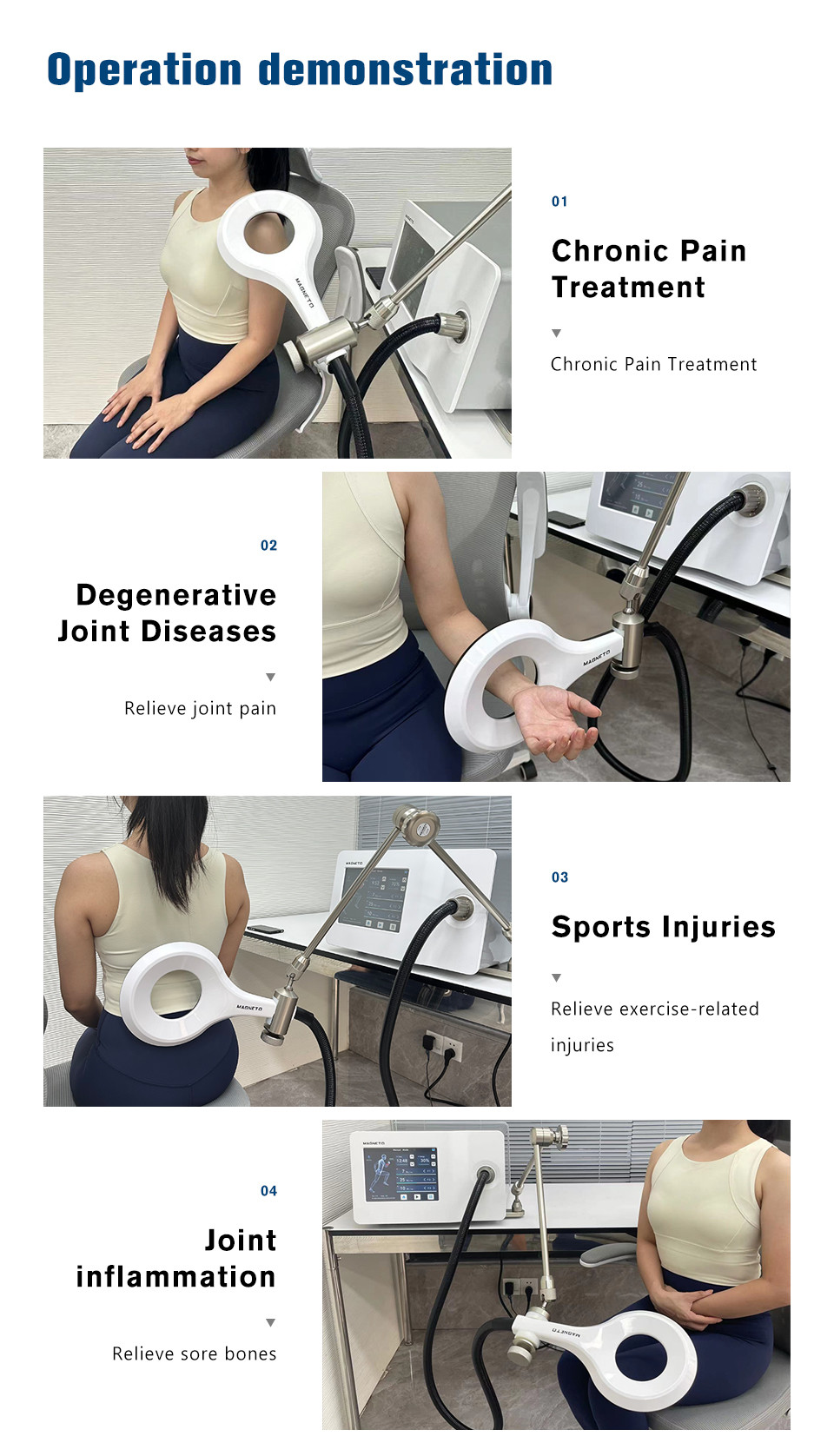 Magnetolith Emtt Therapy Pulsed Electromagnetic Field Device Magnetotherapy