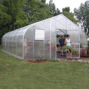 China Single Span Growing UV Resistant 12m Tunnel Plastic Greenhouse factory