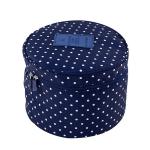 Outdoor Travel Beauty Storage Round Polyester Waterproof Makeup Wash Bag