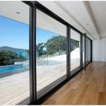 North American Market Sliding Doors With Thermal Break And Stainless Steel
