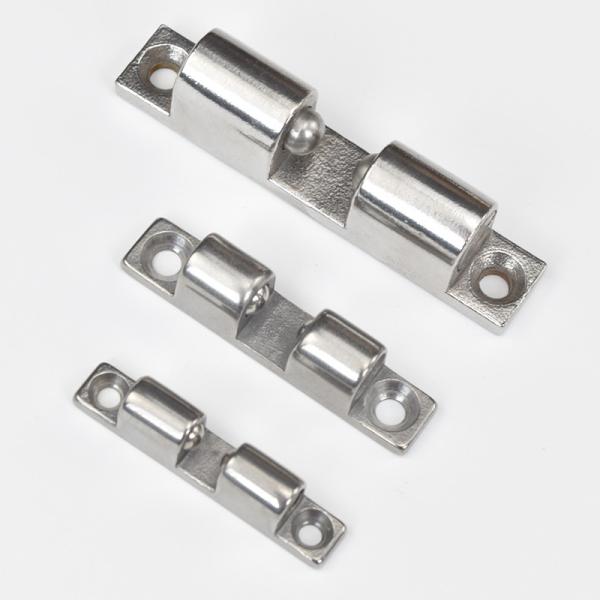 Pure Copper Double Spring Steel Ball Catch Latch For Furniture Cupboard Cabinet