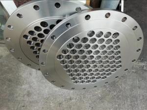 China Titanium Gr7 Gr9 Heat Exchanger Tube Sheet SA516 GR70 Titanium Tube Sheet factory