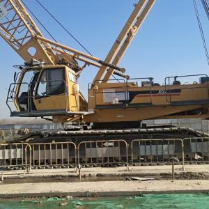 China 1.2km/H 150T Mobile Crawler Crane Equipment Boom Length 13m - 60m factory