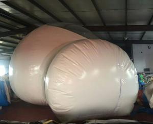 China White PVC Clear Inflatable Tent Fireproof Waterproof Safe For Hotels Inflatable Bubble Camping Tent factory