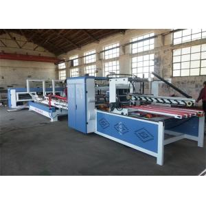 Full Automatic Folder Gluer Machine Cold Glue For Corrugated Box Belt Suction