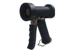 China Optimum Performance Metal Brass Cleaning Water Gun Nickel Plated Finish with Hose Cover factory