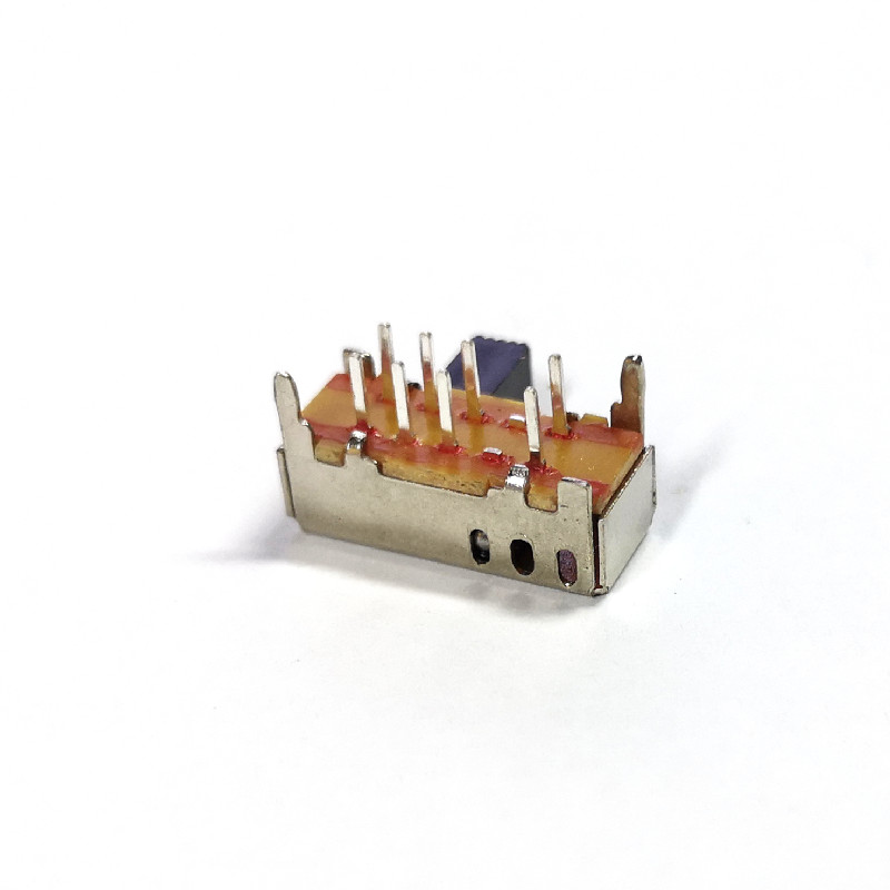 Toggle Switch, Horizontal 8 Pin Sliding Switch ， Interruptor On-Off Mini Slide Switch，Right Angle Slide Switch