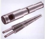 Durable PVC Plastic Extruder Spare Parts , Bimetallic Screw Barrel 0.015mm