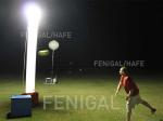 Inflatable light tower for parking lot, golf and event site super bright