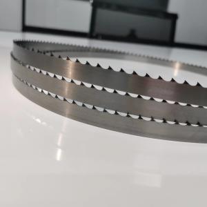 China Carbon Bandsaw Blades for Frozen Meat and Bone Size:1300mmx16x4T factory