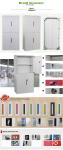 Vertical steel godrej cupboard with two shelves locking doors, export to India