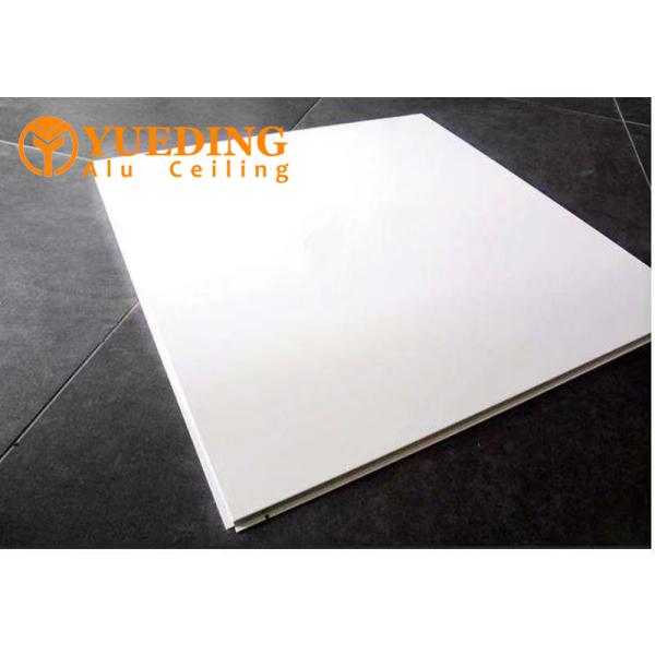 Modern Square Artistic Aluminium Clip In Ceiling Waterproof Fireproof 600x600