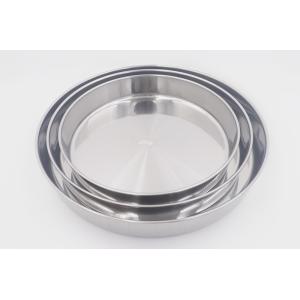 28 32 36cm Serving tray three different sizes steel pizza trays round cake