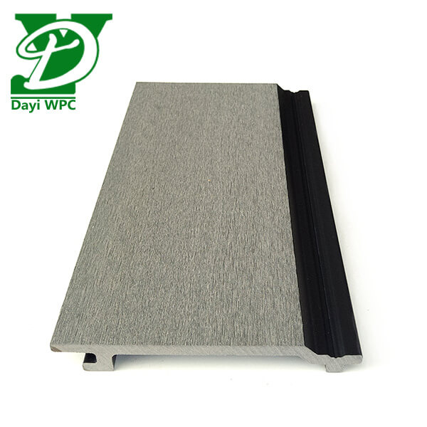 Exterior Wall Decorator WPC Wood Cladding Tiles TN-12A For Modern Outdoor Wall