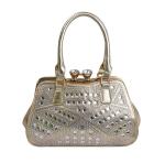 2016 European and American crystal diamond drill bag shoulder bag female bag