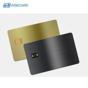China Wisecard WCT Smart Credit Card Metallic NFC Cards For Digital Signature Authentication factory