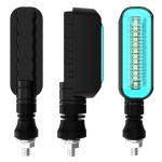 6500k Motorcycle LED Turn Signal Light For Electric Cars 12LED One Shaped